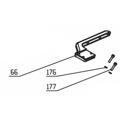 POIGNEE AVEC ECROUX POUR FHL 900 L/A1/B2/B3/C4/D4/E5