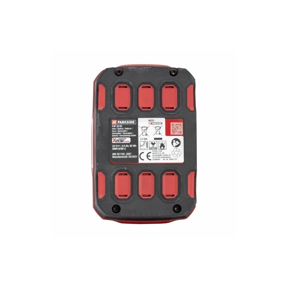 Batterie PARKSIDE ® 20V 4Ah Li-Ion - Pour FAHE 20 Li A1 - Cdiscount  Bricolage