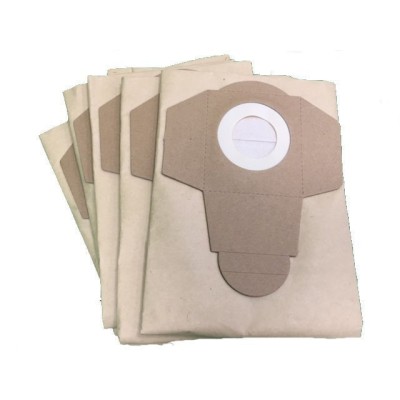 SACS A PAPIER FILTRANT (lot de 5 ) POUR ASPIRATEUR NETTOYEUR PARKSIDE - REF: 91105830