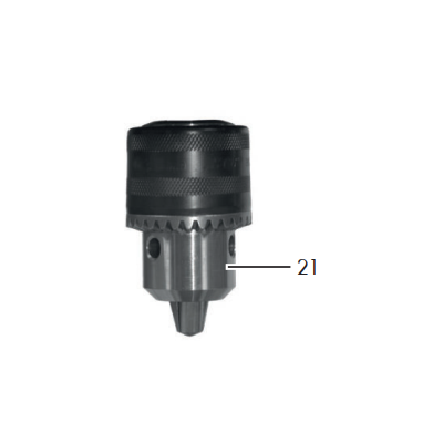 MANDRIN POUR PERCEUSE A COLONNE PARKSIDE PTBM 400 A1 - REF: 91103343